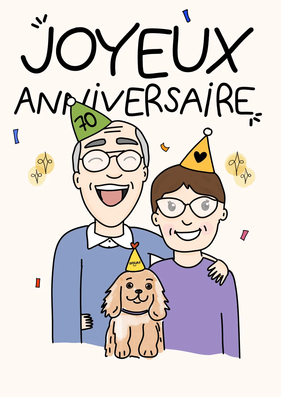 Affiche pour les 70 ans de Jean-Yves